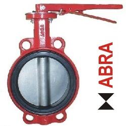 Затвор поворотный межфланцевый ABRA-BUV-VF866D300H Ду300 Ру16 с рукояткой